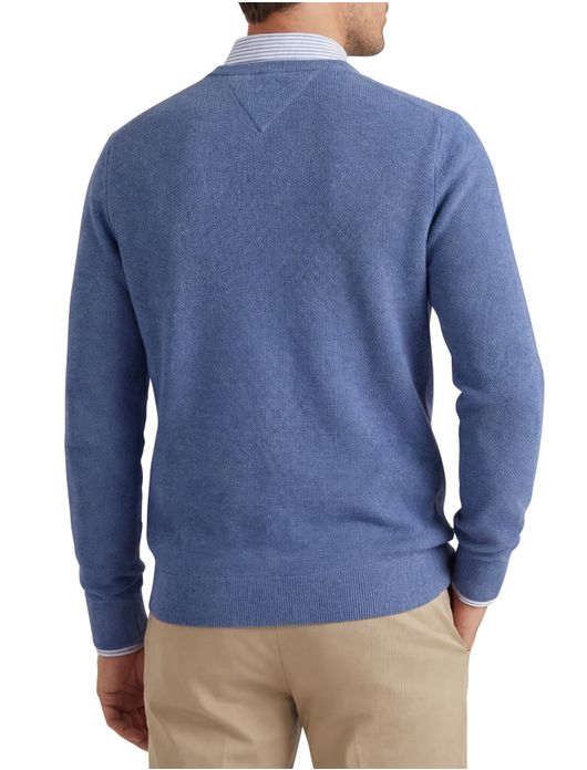 Tommy Hilfiger sweater blauw katoen patroon