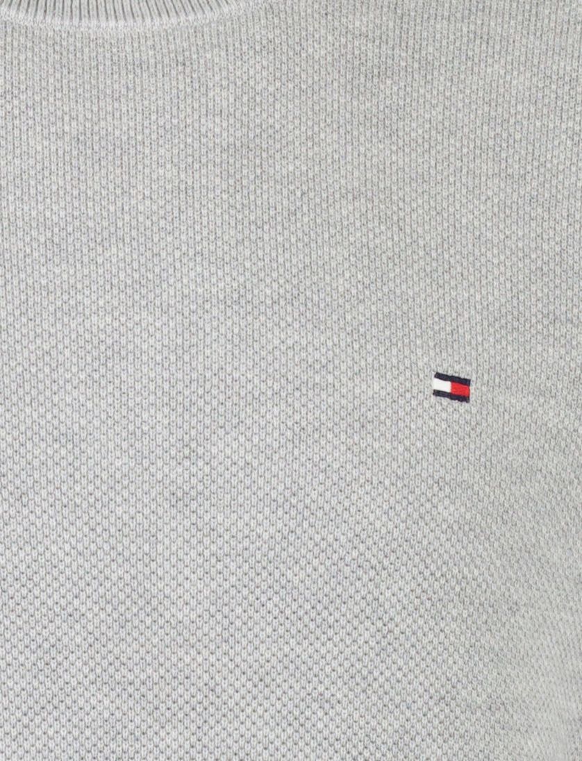 effen trui grijs Tommy hilfiger