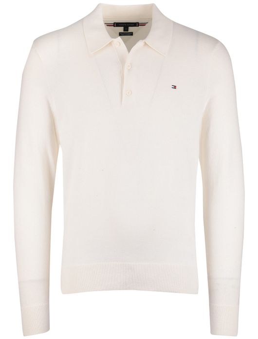 Tommy Hilfiger polo LM cotton blend cashmere beige