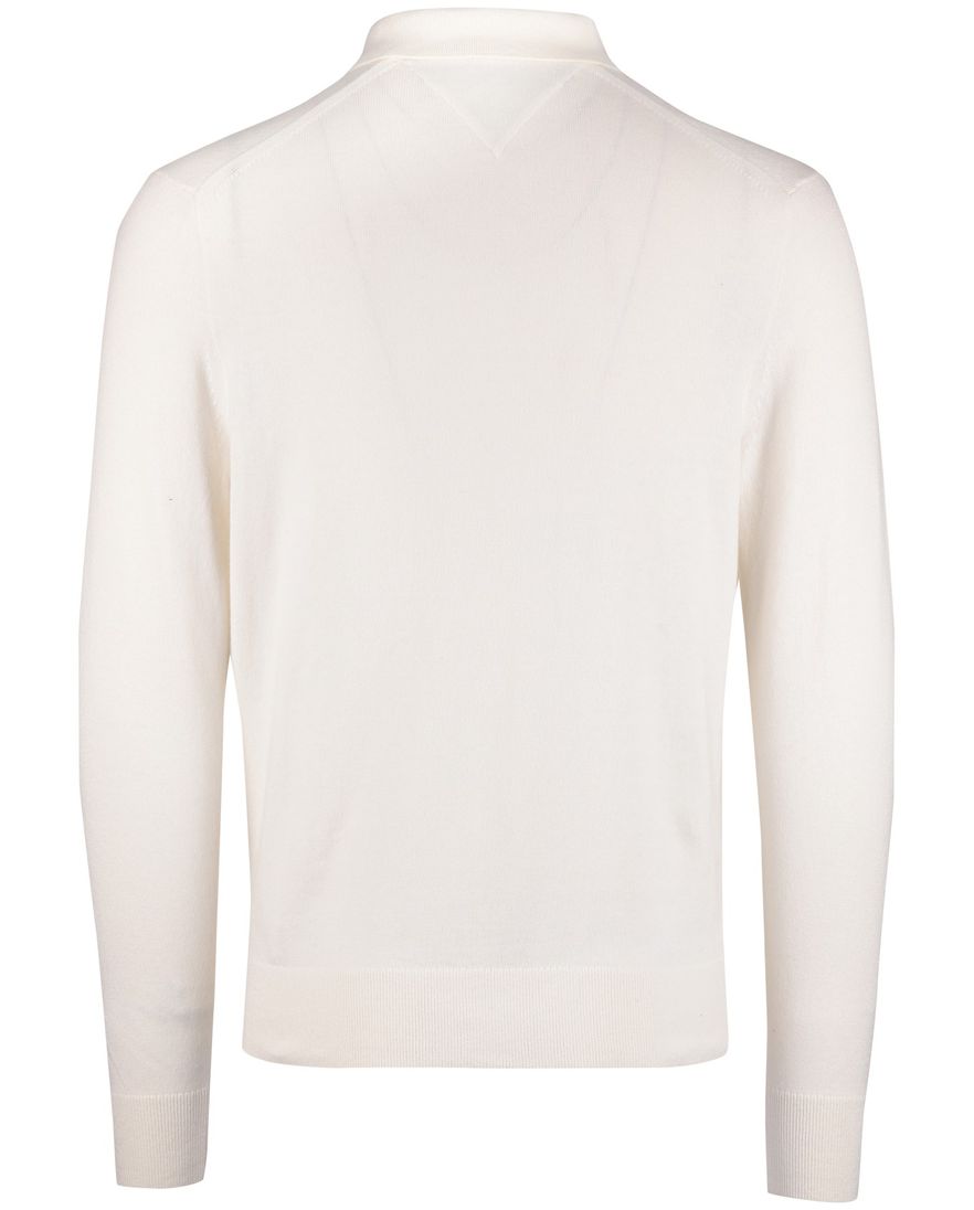 Tommy Hilfiger trui effen beige katoen normale fit