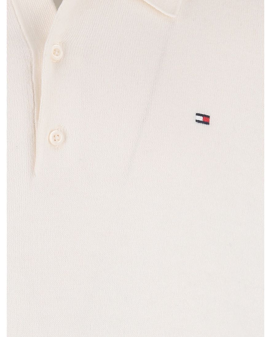 Tommy Hilfiger trui effen beige katoen normale fit