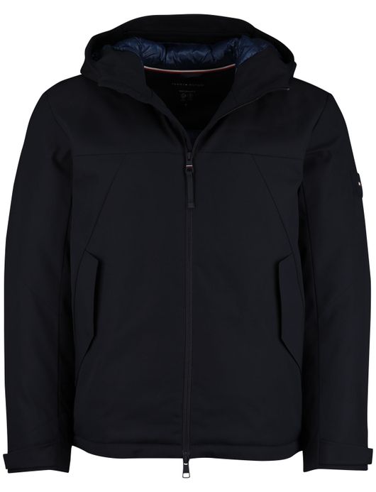 Tommy Hilfiger Winterjas Donkerblauw kort effen