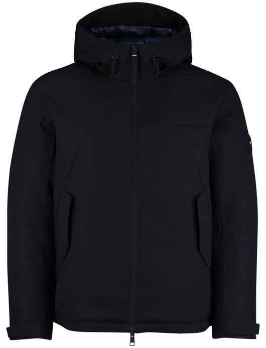 Tommy Hilfiger Winterjas Donkerblauw kort effen