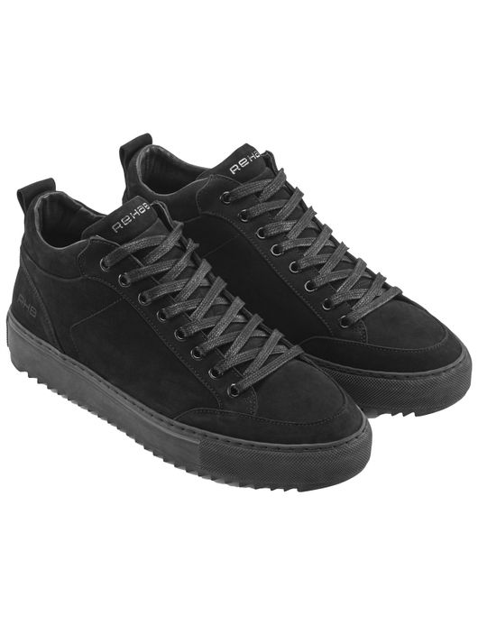 Rehab sneakers zwart leer