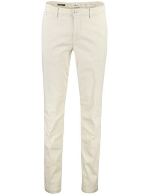 Replay katoenen Pantalon chino Replay Grover beige effen slim fit