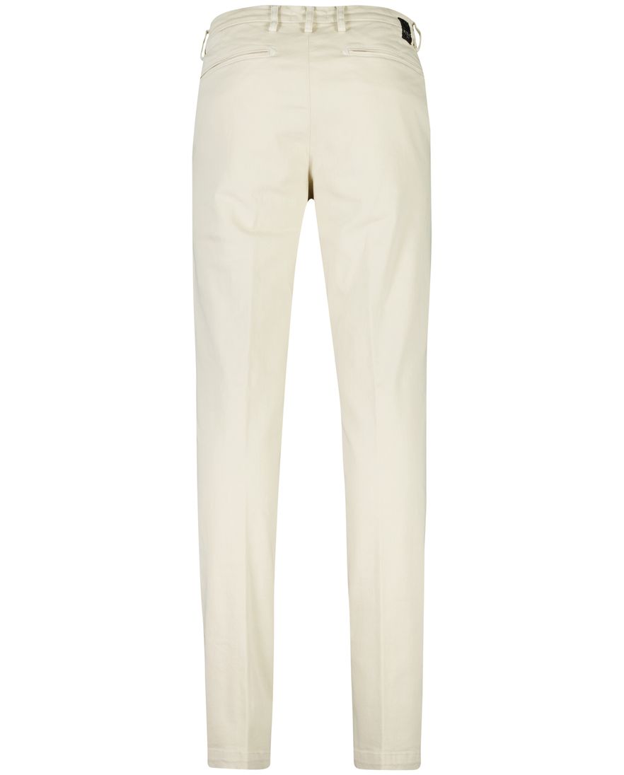 Replay Grover Pantalon chino beige effen slim fit katoen