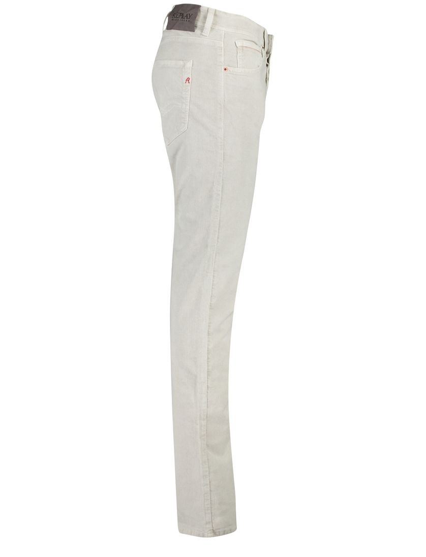 jeans Replay Grover beige effen denim normale fit