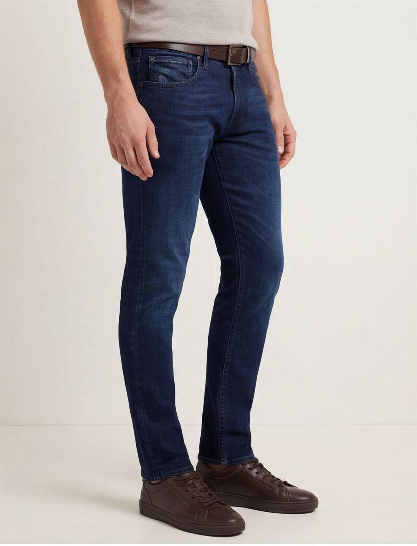 jeans Replay Grover donkerblauw normale fit effen denim