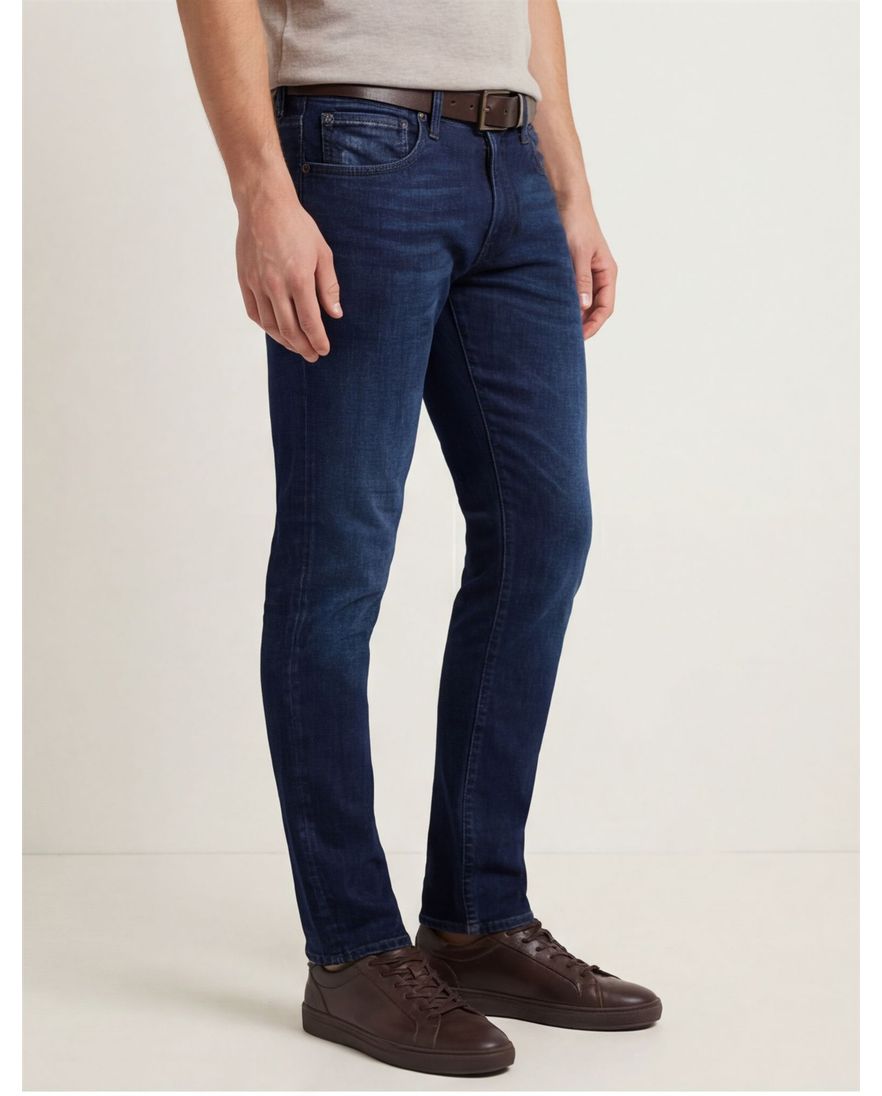 Replay Grover jeans donkerblauw effen denim normale fit