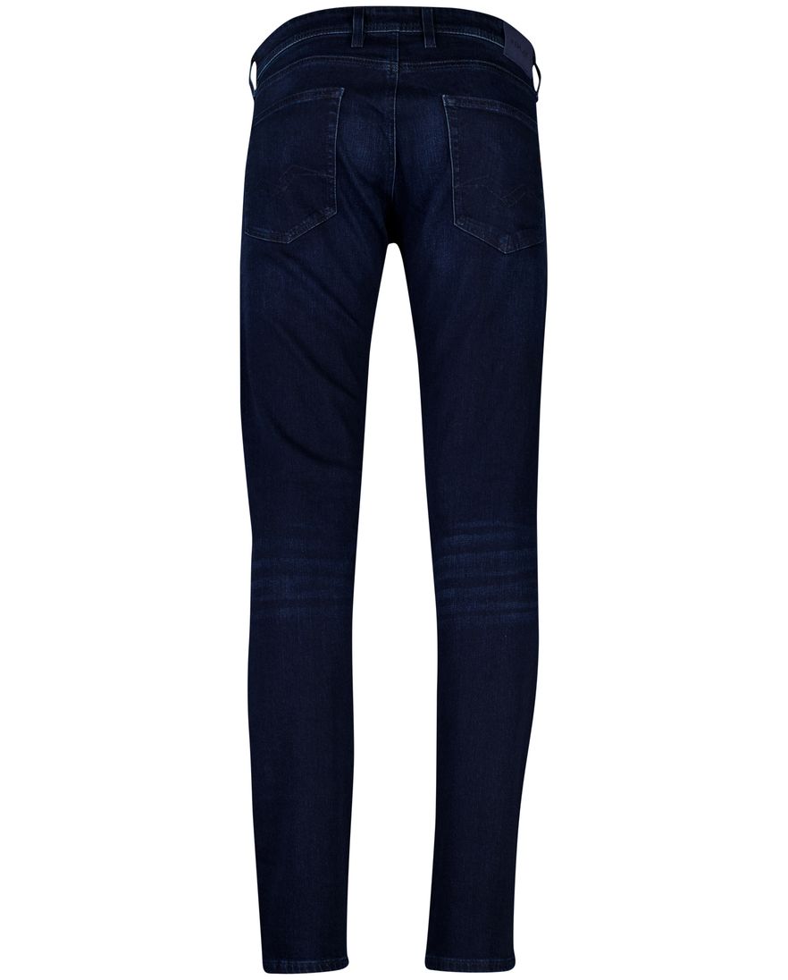 Replay Grover jeans donkerblauw effen denim normale fit
