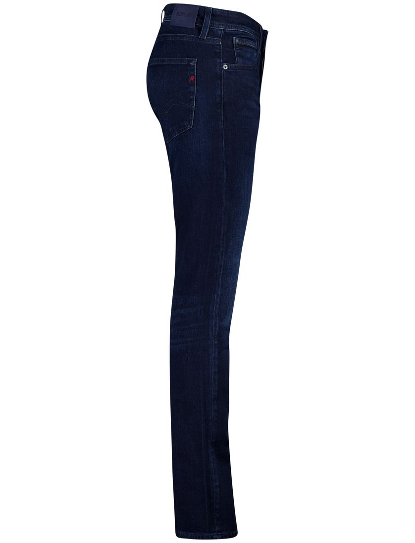 jeans Replay Grover donkerblauw normale fit effen denim