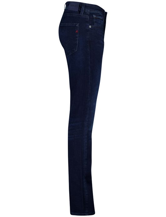 Replay Grover jeans donkerblauw effen denim normale fit