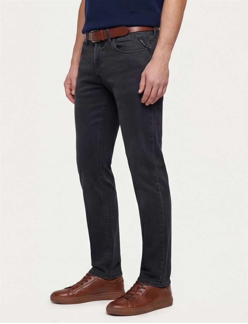Replay Grover jeans straight fit grijs