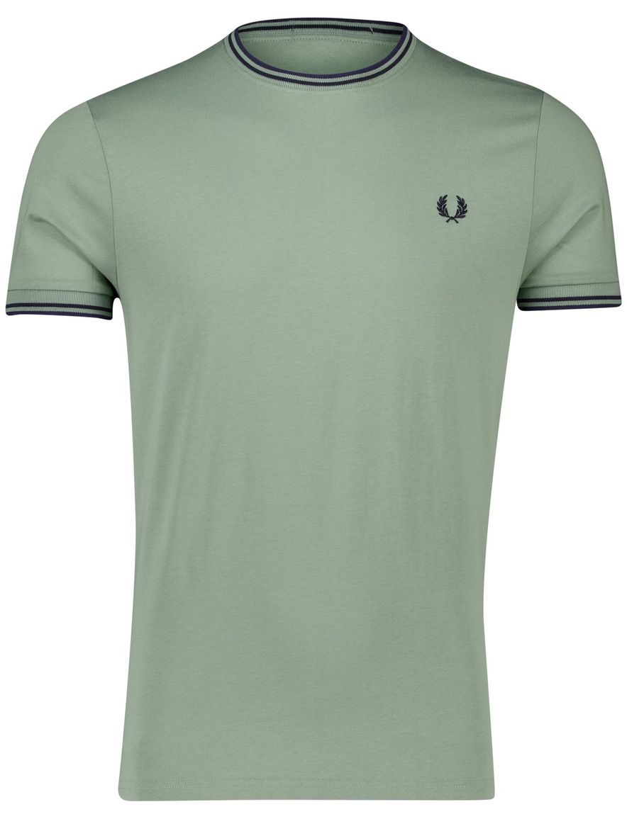 Fred Perry t-shirt groen katoen