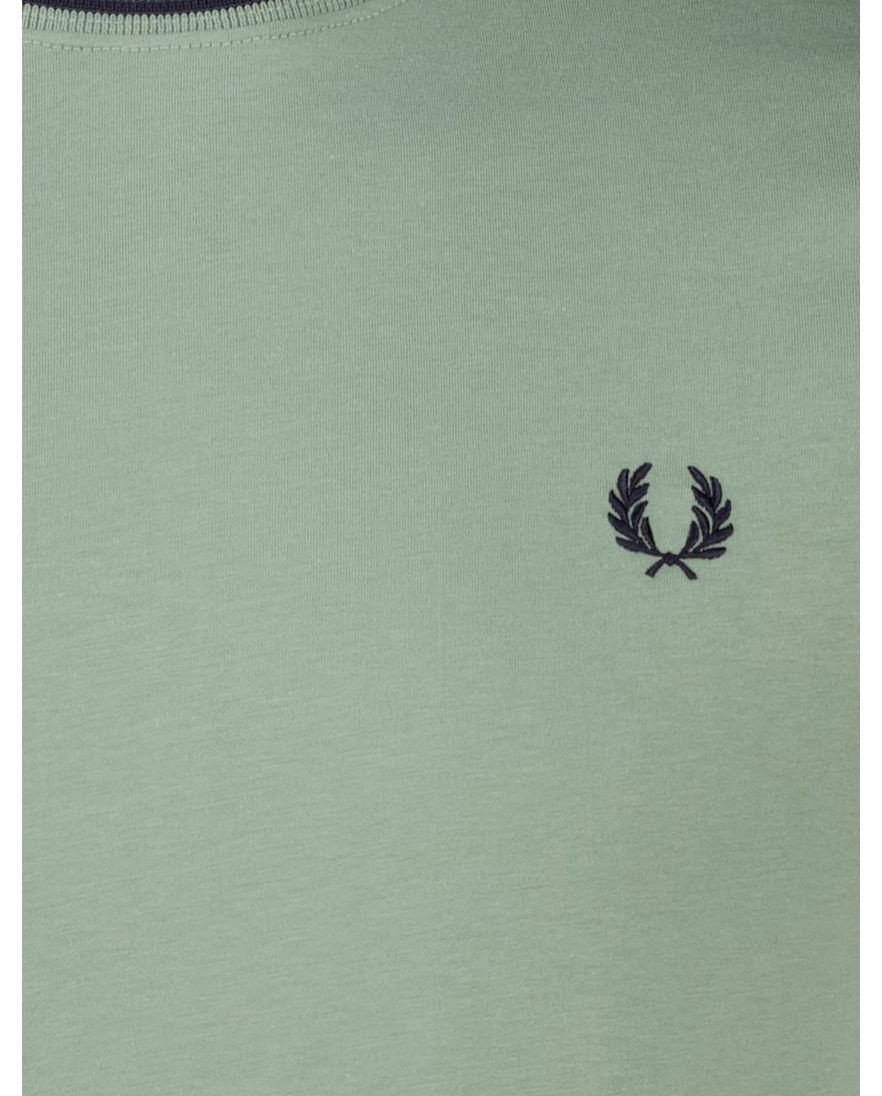 Fred Perry t-shirt groen katoen