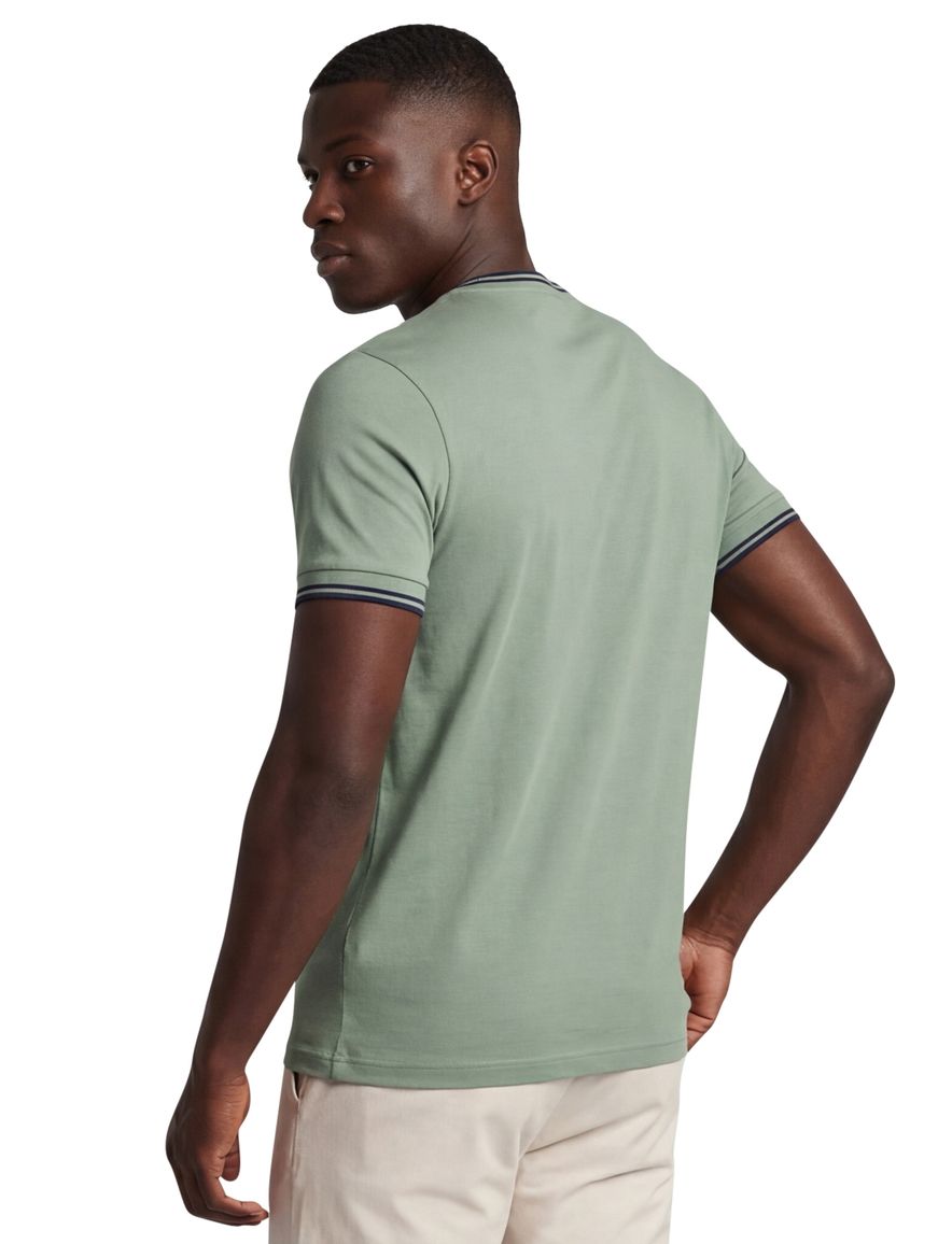 Fred Perry t-shirt groen katoen