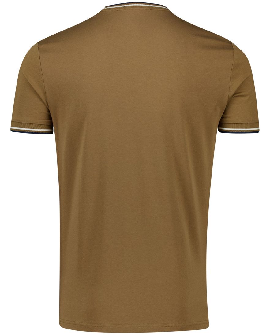 Fred Perry t-shirt bruin katoen