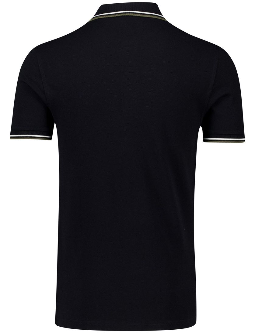 poloshirt Fred Perry korte mouw zwart katoen