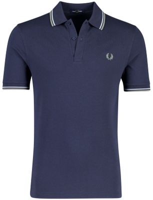 Fred Perry Fred Perry korte mouw polo blauw katoen