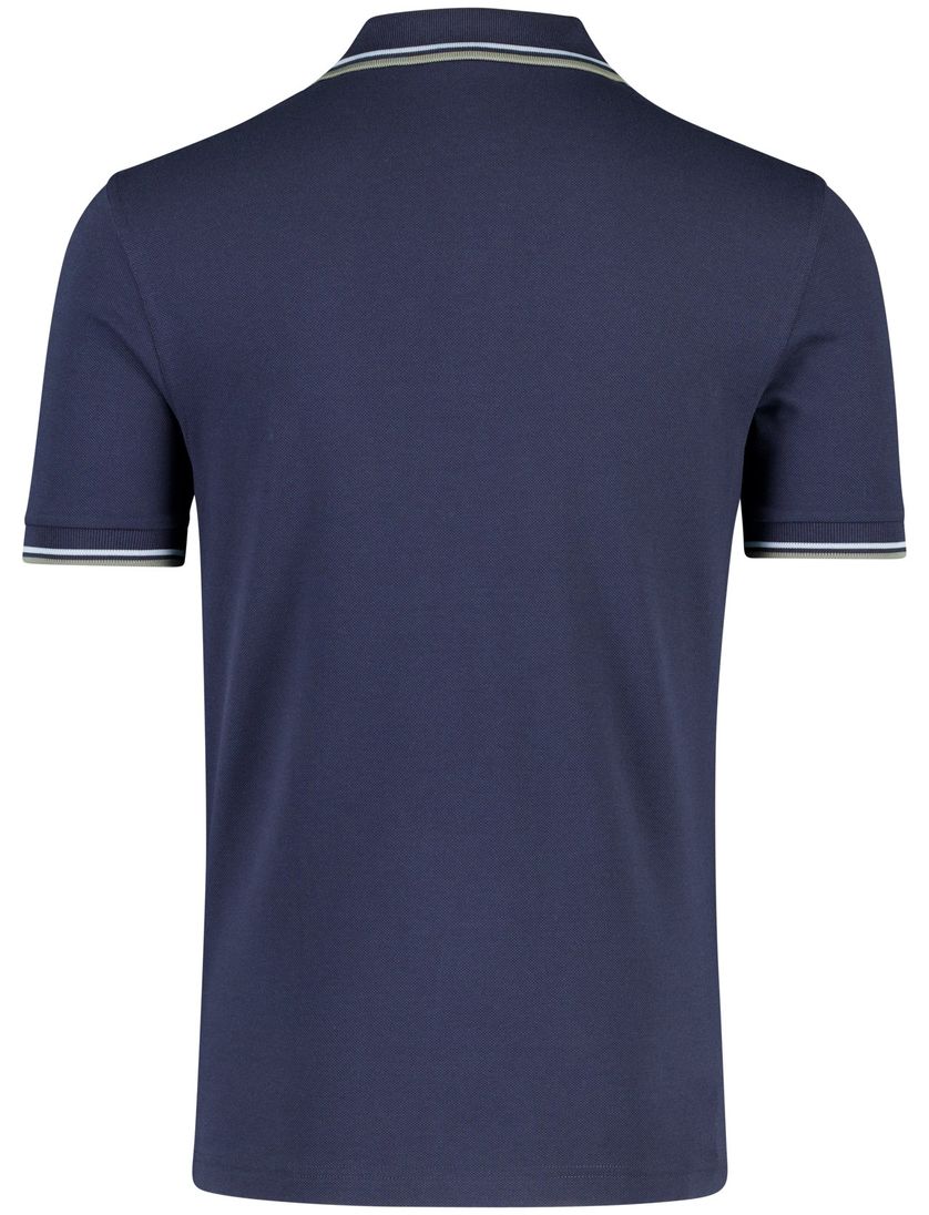 Normale fit korte mouw polo Fred Perry blauw katoen
