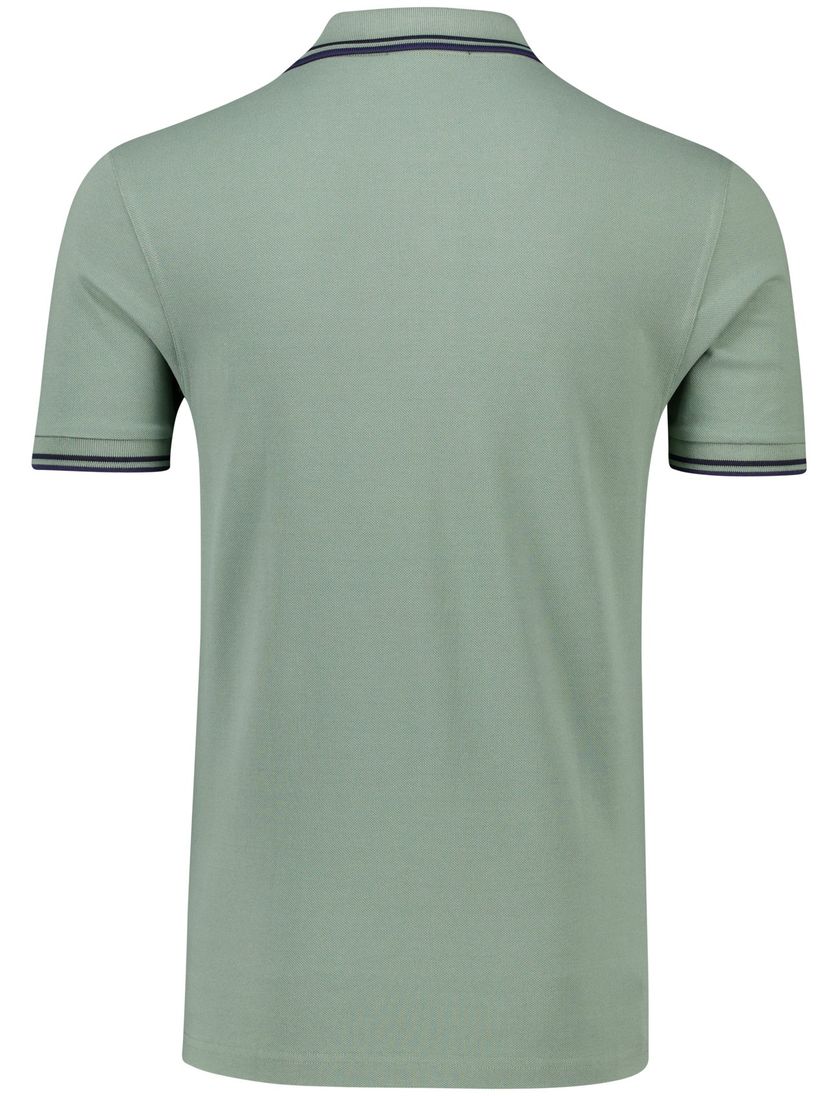 poloshirt korte mouw Fred Perry groen katoen