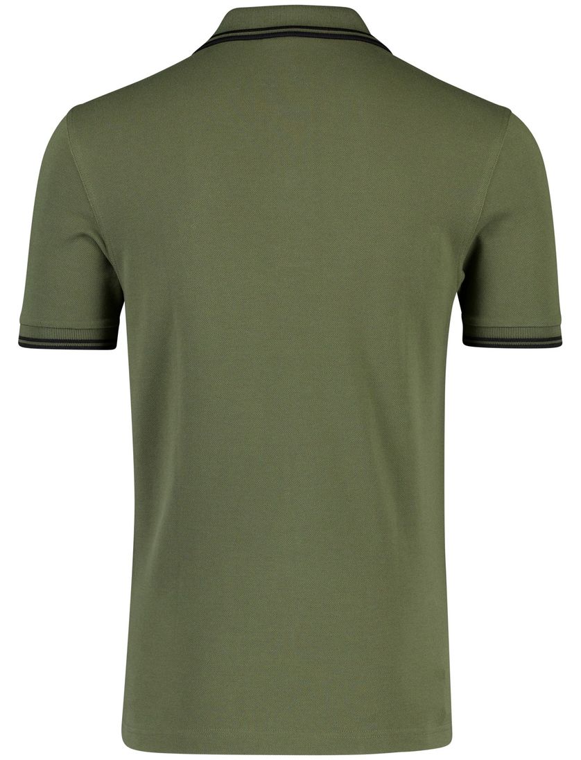 Fred Perry korte mouw polo groen katoen