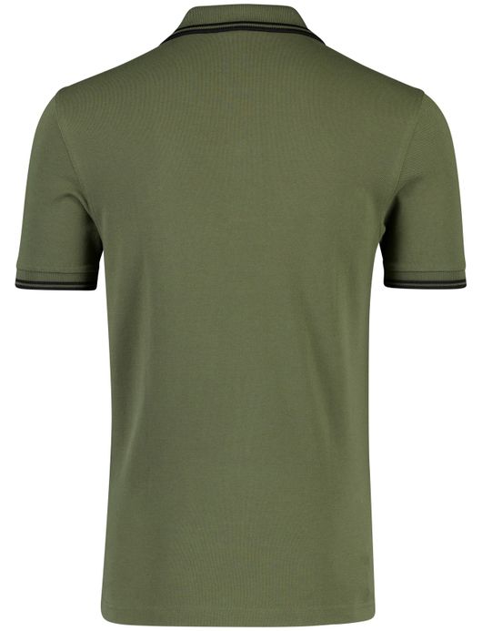 Normale fit korte mouw polo Fred Perry groen katoen