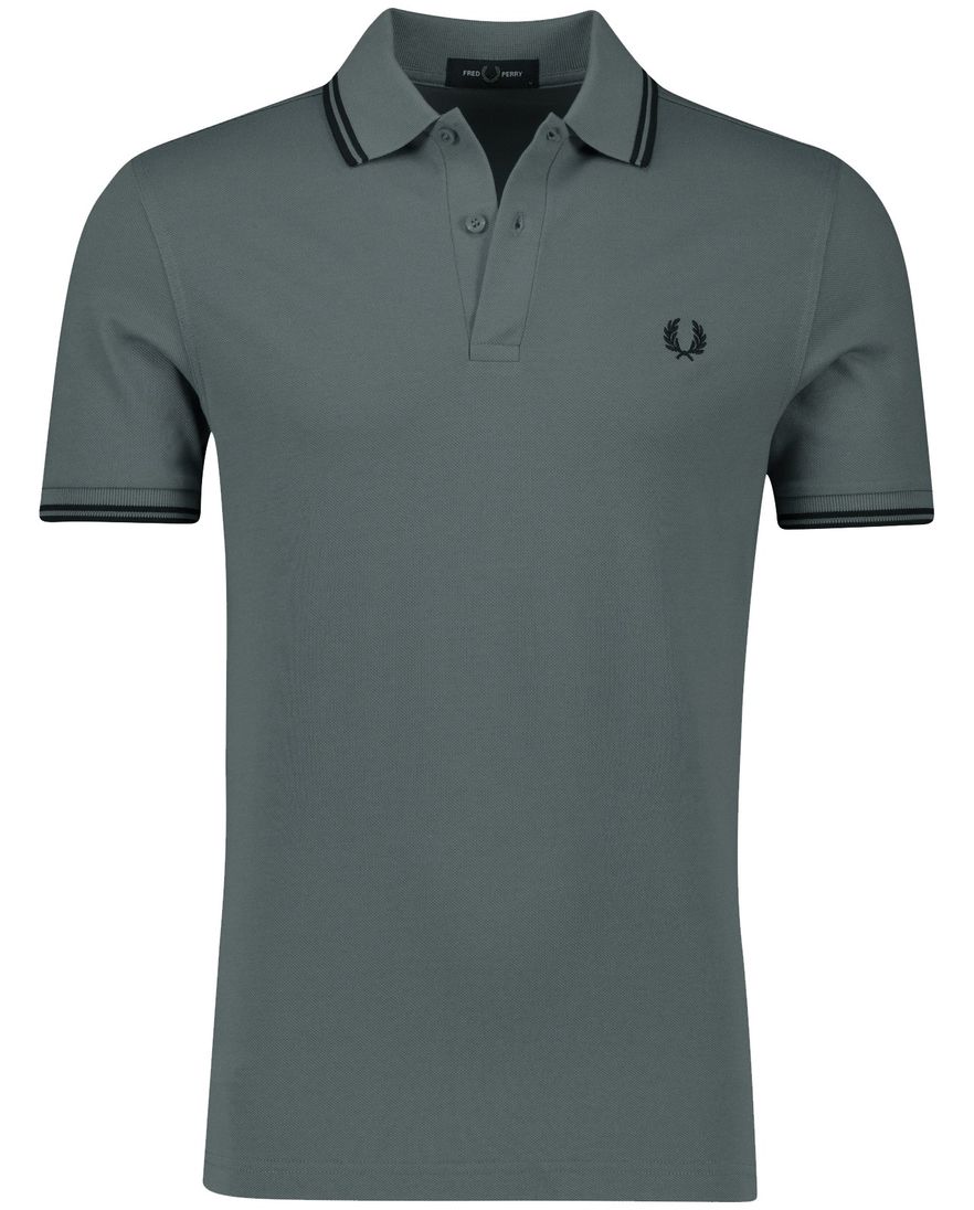 Fred Perry poloshirt korte mouw blauw katoen
