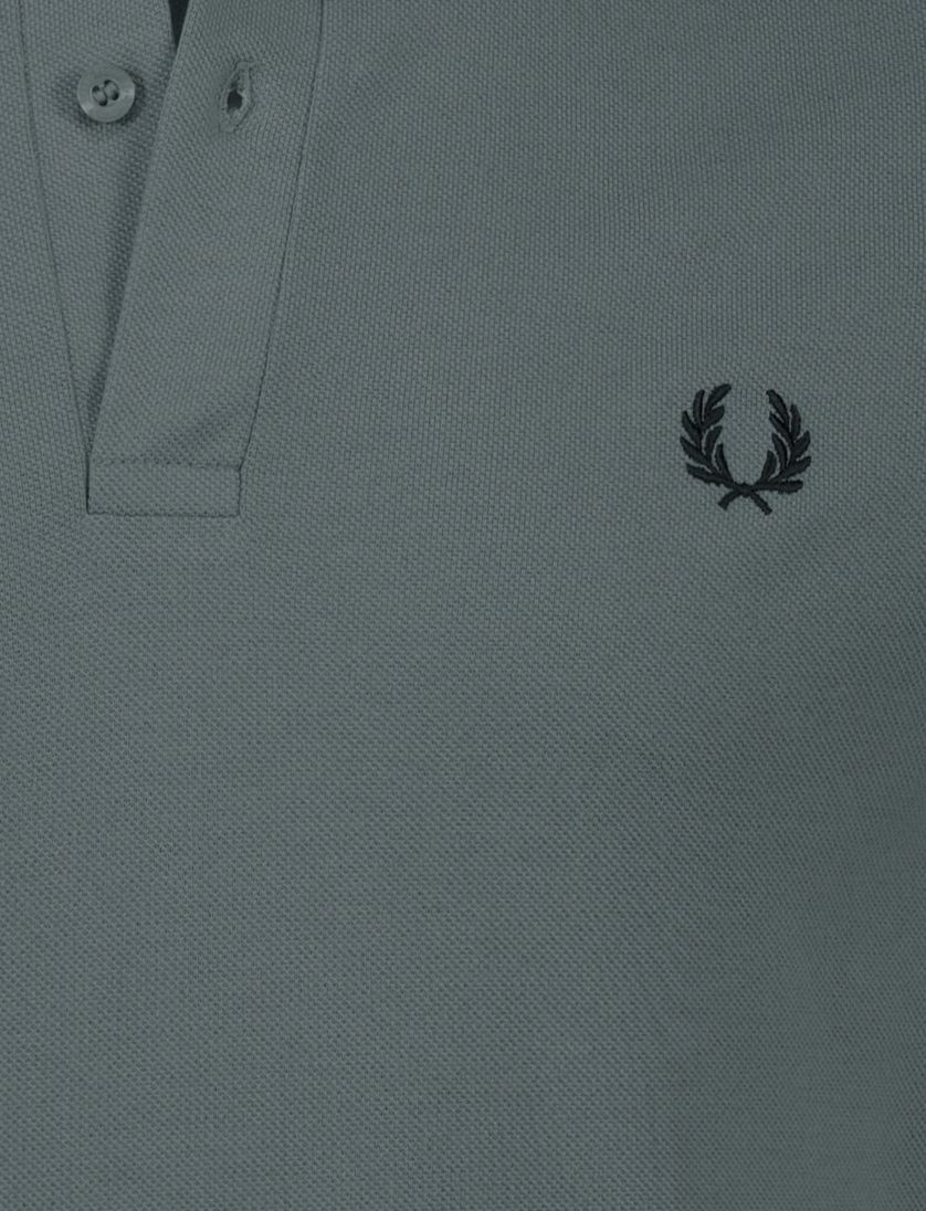poloshirt korte mouw Fred Perry blauw katoen