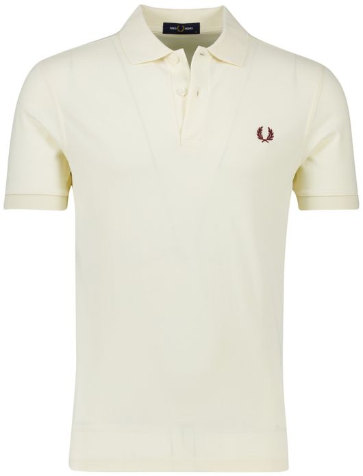 poloshirt korte mouw geel Fred Perry