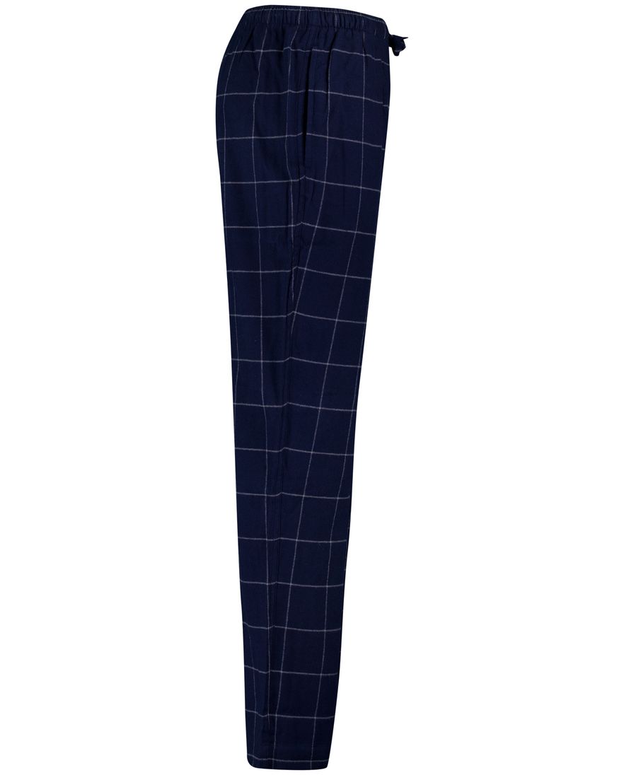 Polo Ralph Lauren Pyjama donkerblauw ruit lang