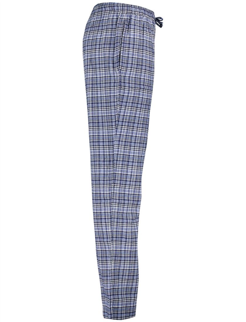 Polo Ralph Lauren Pyjama blauw ruit 100% katoen