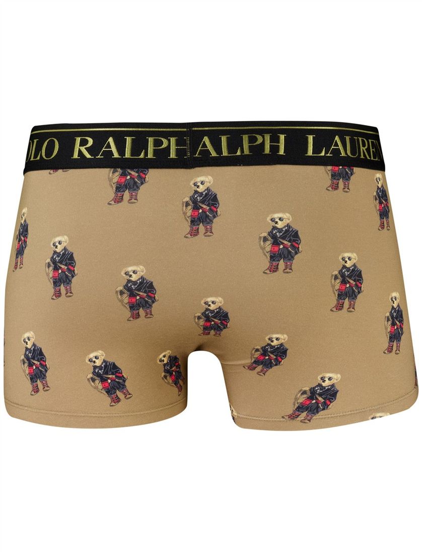 Polo Ralph Lauren Boxershorts groen bruin 2-pack