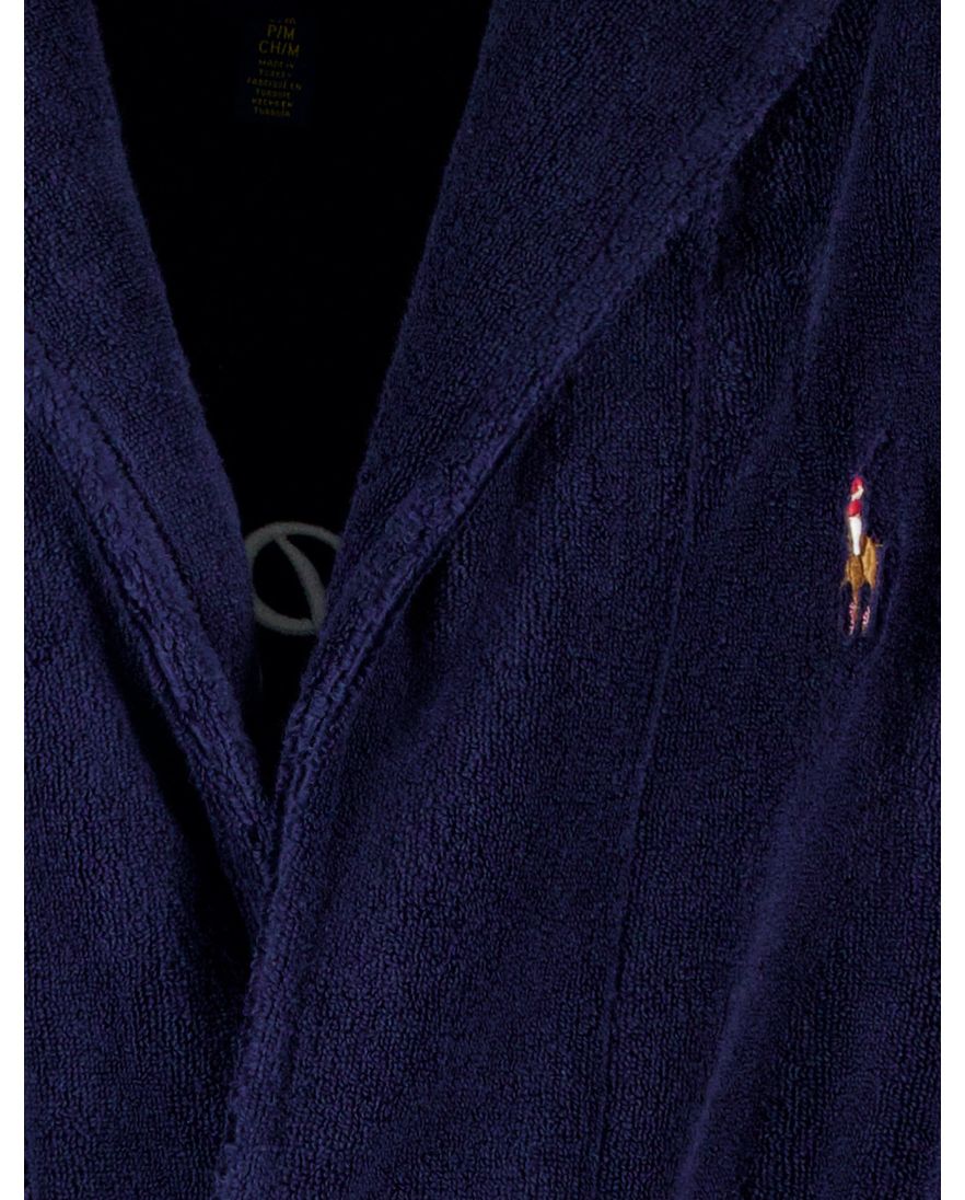 Polo Ralph Lauren badjas donkerblauw katoen