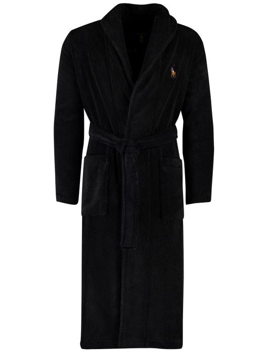 Polo Ralph Lauren badjas zwart katoen