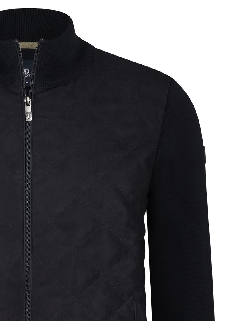 vest State of Art Regular Fit donkerblauw