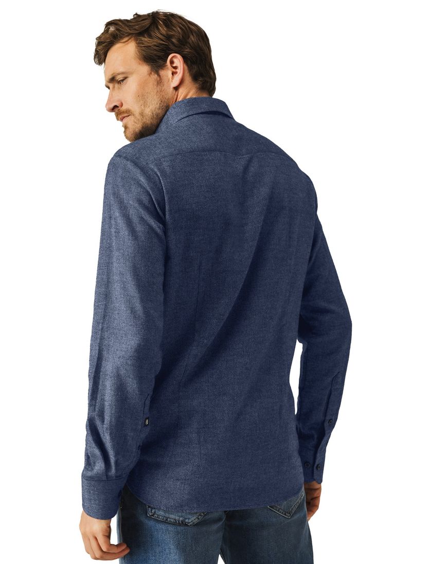 casual overhemd State of Art blauw