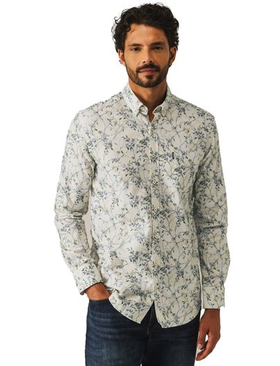 State of Art State of Art casual overhemd creme