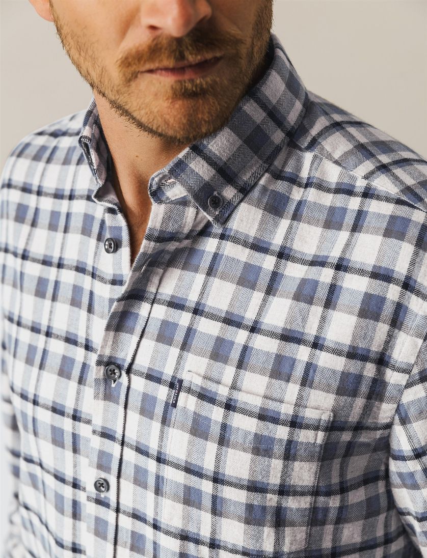 casual overhemd State of Art blauw