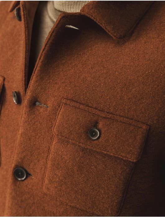 State of Art overshirt oranje borstzakken