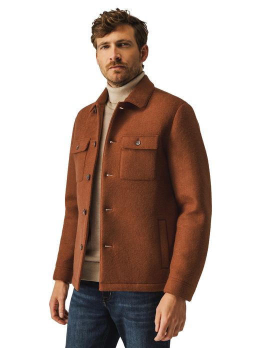 State of Art overshirt oranje borstzakken