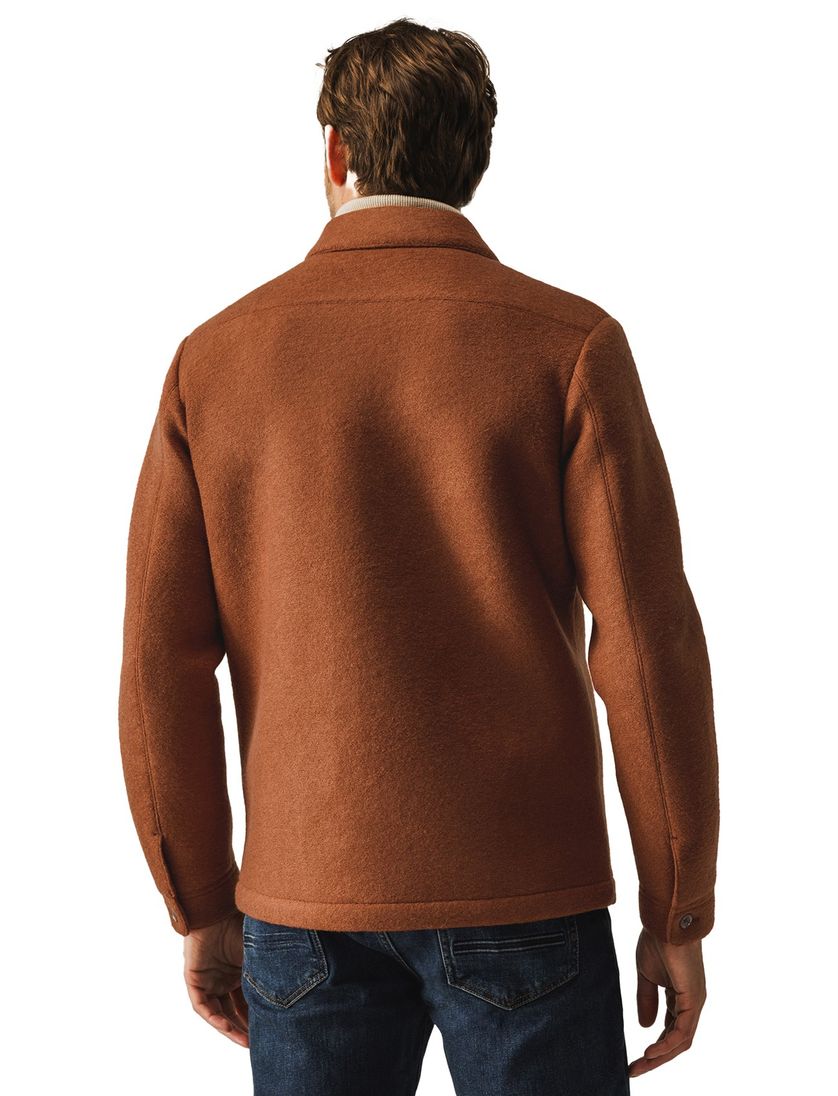 State of Art overshirt oranje borstzakken polyester