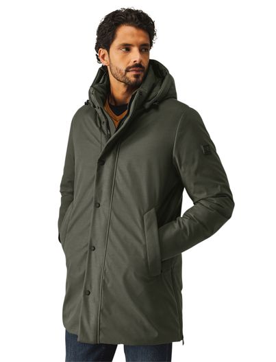 State of Art State of Art tussenjas groen met capuchon