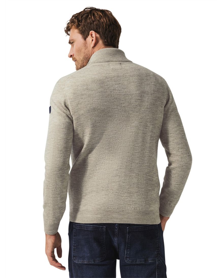 State of Art trui half-zip gemêleerd acryl