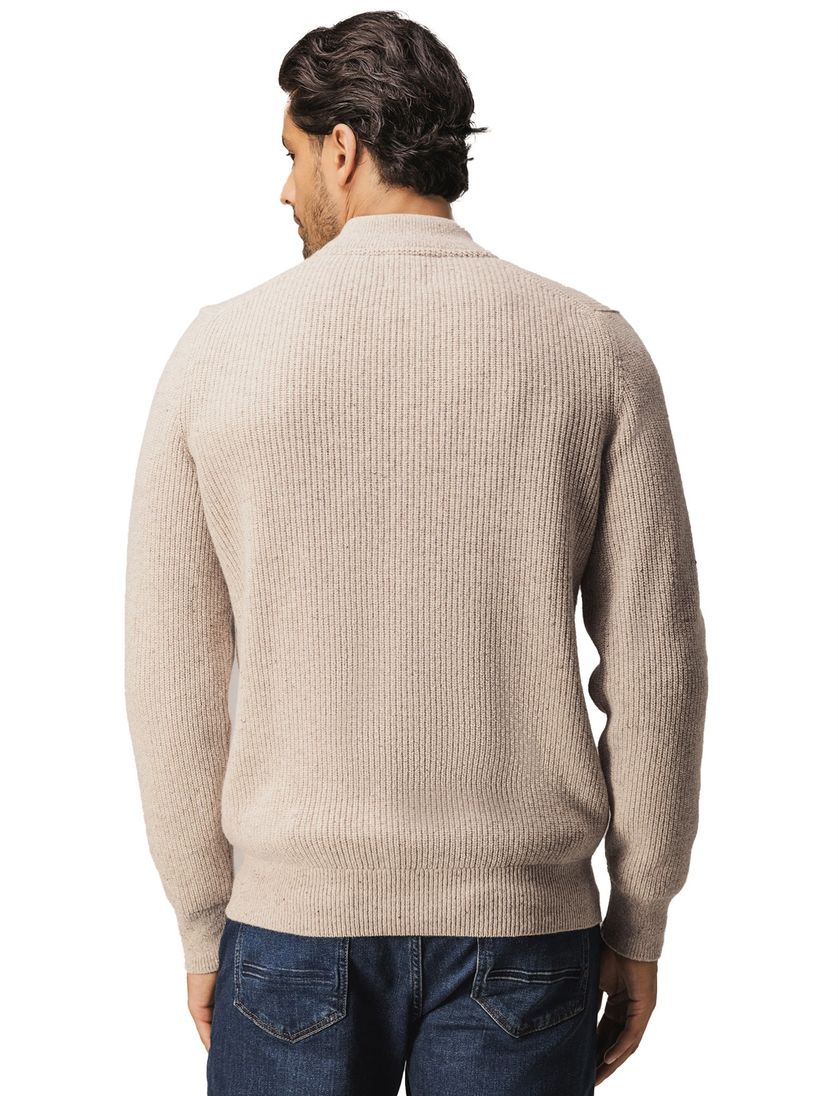 Beige wollen sweatvest State of Art