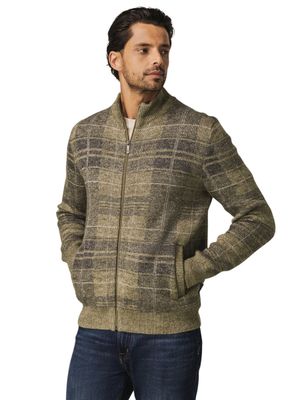 State of Art State of Art vest groen geruit met rits