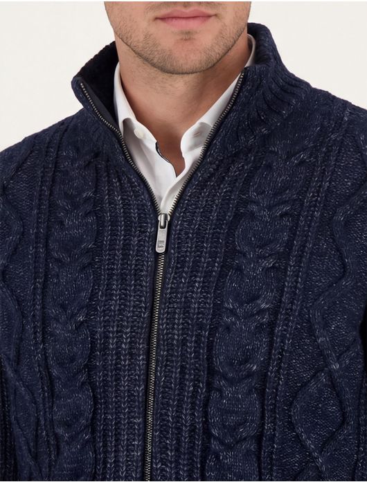 vest donkerblauw State of Art Regular Fit