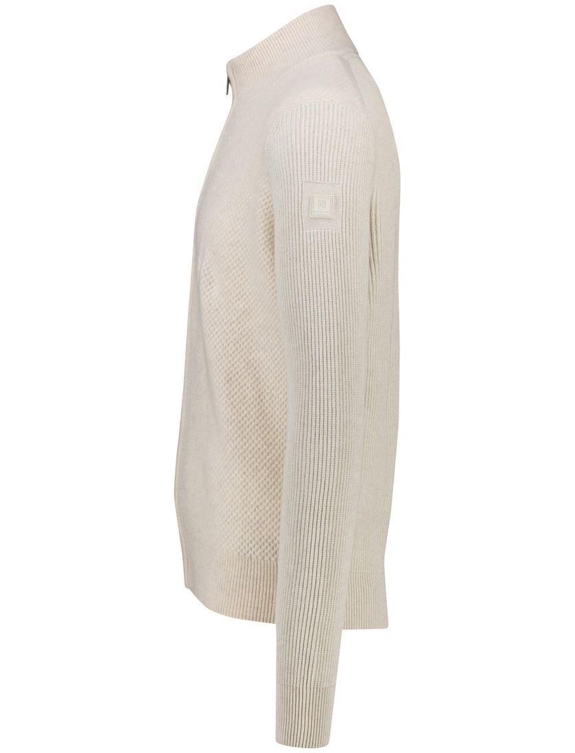 State of Art Vest beige lamswol regular fit