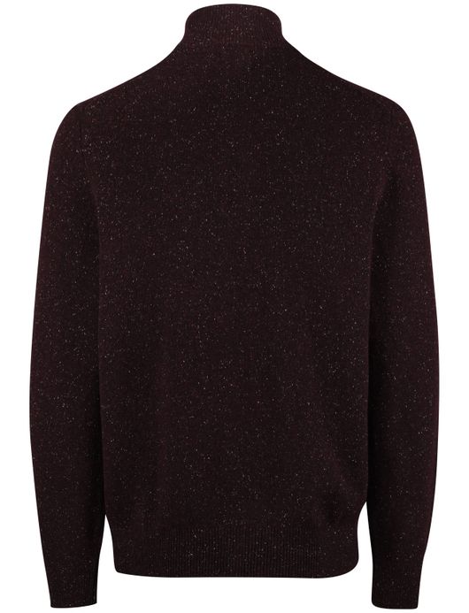 State of art trui bordeaux half zip wijde fit