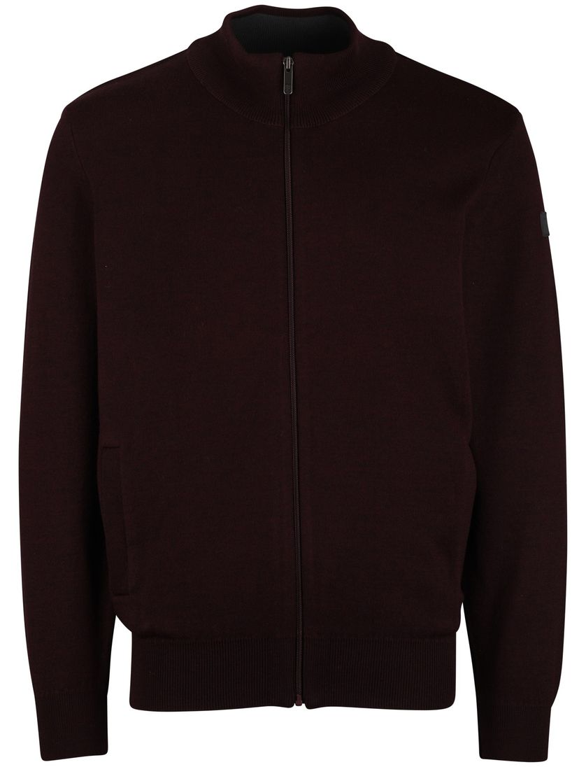 State of Art effen rood katoen wijde fit